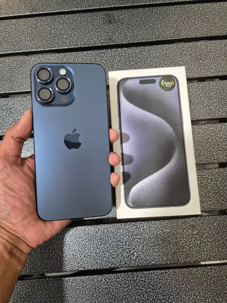 iPhone 15 promax 256gb iBox blue titanium