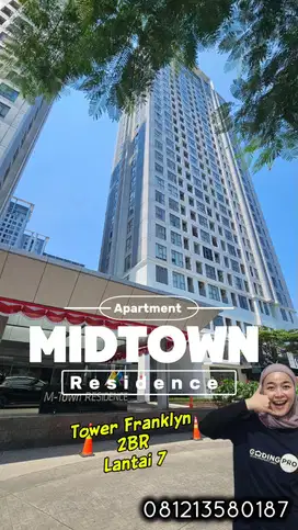 Dijual Rugi apartment 2 bedroom sebrang Summarecon mall serpong