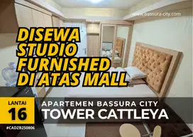 Sewa Studio Furnished Lantai 16 di atas Mall Apartemen Bassura City