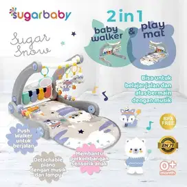 Sugar Baby 2in1 Baby Walker Playmate