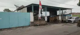 Di jual gudang + rumah murah mojokerto