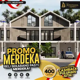 Rumah Skandinavian 2 lantai Lingkungan Asri Solo