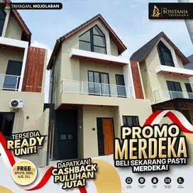 Hunian Siap Huni Gaya Skandinavian di Triyagan dekat Palur