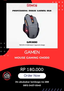 mouse gaming gamen siap babas semua game yang kamu mainin