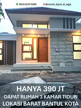 Rumah dekat Pasar Bantul di Barat Bantul Kota Siap Huni