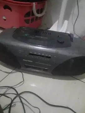 Tape Radio Polytron Nyala Normal radio