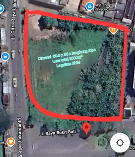 Disewakan lahan komersial Raya lakarsantri dan Raya Bukit Bali