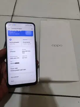 Dijual Cepat Hp oppo A55 4+4/64 masih mulus siap pakai