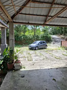 Tanah 2000m2 plus rumahnya siap huni, luas ada kolam di kulim PKU