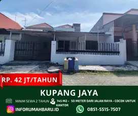 KUPANG JAYA Cocok Untuk Kantor ‼️ Rumah Anti Blusuk Dekat Jalan Raya