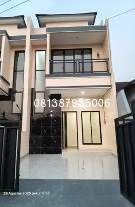 DIJUAL RUMAH BARU CANTIK 2 LANTAI DI VILLA MELATI MAS SERPONG