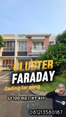 Termurah sewa di cluster faraday di gading serpong
