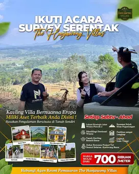 TANAH KAVLING HARGA MURAH VIEW GUNUNG HANJAW DI PUNCAK DUA BOGOR TIMUR