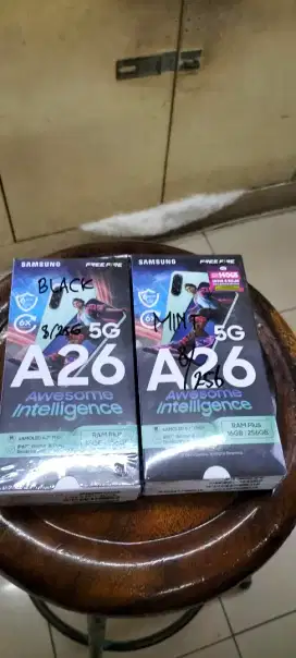 SAMSUNG A26 5G 8/256 BARU RESMI NOREPACK