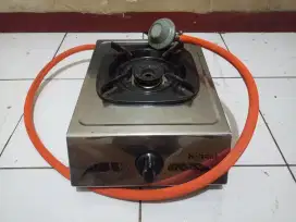 Kompor gas Rinnai 1 tungku + selang regulator