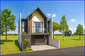 Dekat Jl Kaliurang km 8, Rumah 2 Lantai Scandinavian, Terang & Lapang