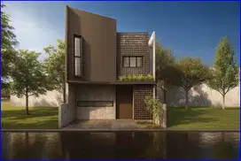 Nogotirto, Rumah Mewah Jogja Model Industrial Free Kolam Renang