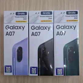 NEW Samsung A07 4/64 4/128 8/256 6/128 garansi resmi promo