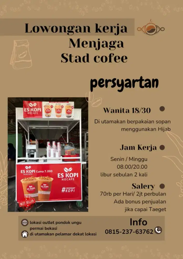 Karyawan Stand Cofee