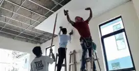 plafon gypsum dan partisi