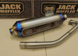 Knalpot racing JACKMUFFLER  all matic adem