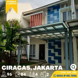 Rumah dijual Murah 2 Lt. Ciracas, Jakarta Timur 5 menit Kp.Rambutan