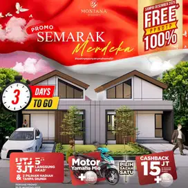 Modal 3 juta Dapet rumah, motor dan cashback up to 50jutaan
