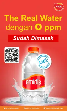 Amidis Air Murni Destilasi 110 derajat