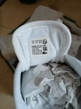 Sepatu lacoste carnaby cup sneakers 100% original