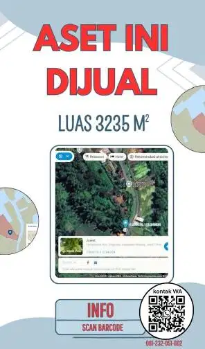 DIJUAL TANAH KOMERSIAL STRATEGIS