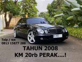 KM20rb Mercedes Benz E200 2008 W211 kompressor 2009 hitam 2010