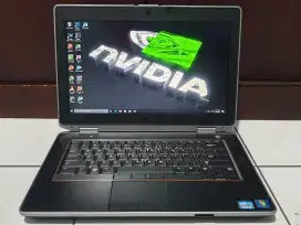 Dell Latitude Corei5 Dual Vga Nvidia Mulus siap pakai