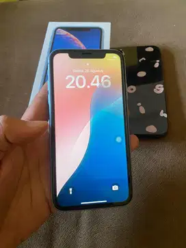 iphone xr blue 128gb inter fullset