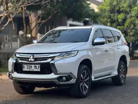LOW KM!!PAJERO SPORT DAKAR 2.4 AT DIESEL 2018 PUTIH FAVORIT