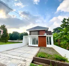 Rumah ngaliyan konsep cluster Strategis datar jalan lebar