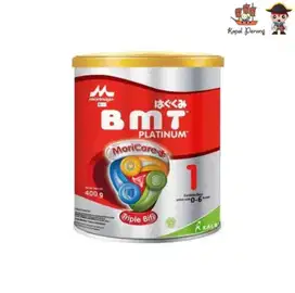 Morinaga BMT Platinum 0-6 bulan tahap 1 berat 400g (4 kaleng)