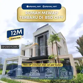 Rumah mewah 3 lantai bsd city DP kpr 0% cicilan 60jtan CLUSTER TRESOR