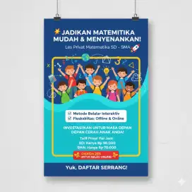JADIKAN MATEMATIKA MUDAH & MENYENANGKAN! Les Privat Matematika SD- SMA
