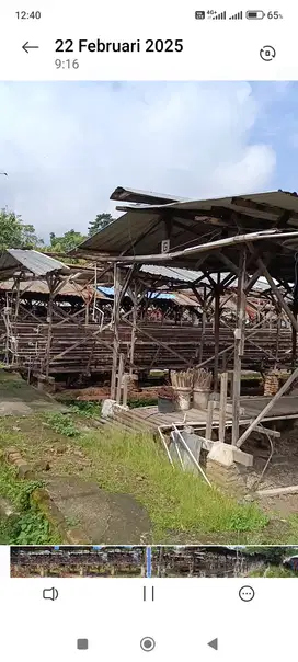 Lahan Besar bekas Peternakan Ayam Petelur Prigen