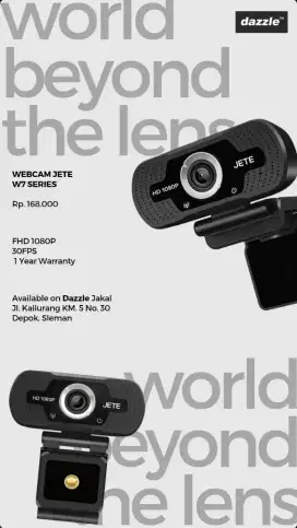 WEBCAM JETE W7 GARANSI 2 TAHUN