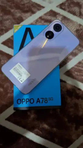Hp Oppo A78 5G ram 8+4 / 128 gb