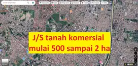 dijual/ disewakan tanah komersial nol jl raya darmo permai, dkt hokky