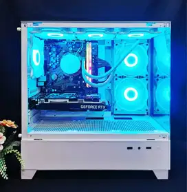 Gaming PC Ryzen 7 5700X RTX 3050 16GB Ram RGB 512GB SSD NVMe Grafis Re