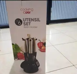 Utensil set 6 pcs with holder Informa