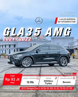 [ODO 13 RB] GLA35 AMG 2022 NIK 2021 Mercy A35 GLA 35 Mercedes Low KM