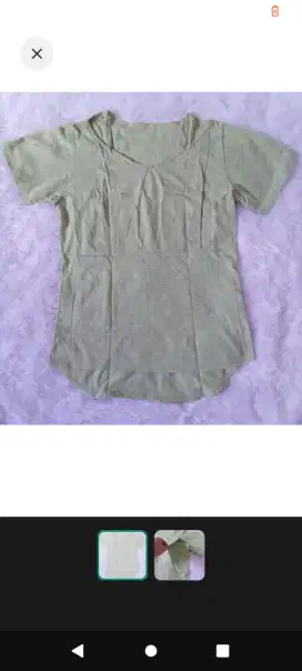Baju menyusui modis