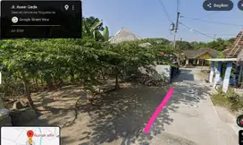 BU SEGERA. DIJUAL : 1.65 JT/M. Tanah Pekarangan 132 M2 Muka 11.7 M.