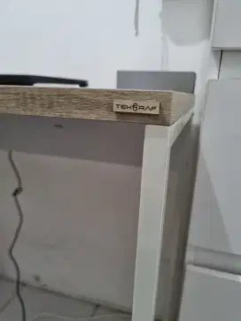 JUAL MEJA KANTOR MERK TEGRAF MULUS KAYU PANEL BUKAN SERBUK