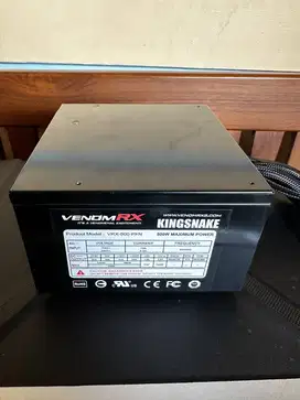 PSU Venom RX 500W (PSU Model Lama 6 Pin Bukan 8 Pin)..