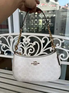 Preloved tas teri bag by coach 100% original (bon pembelian ada)